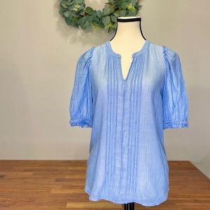 Talbots Puff Sleeve Blouse